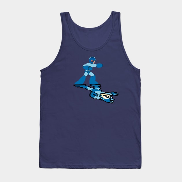 Mega Man Reflection Tank Top by bakru84